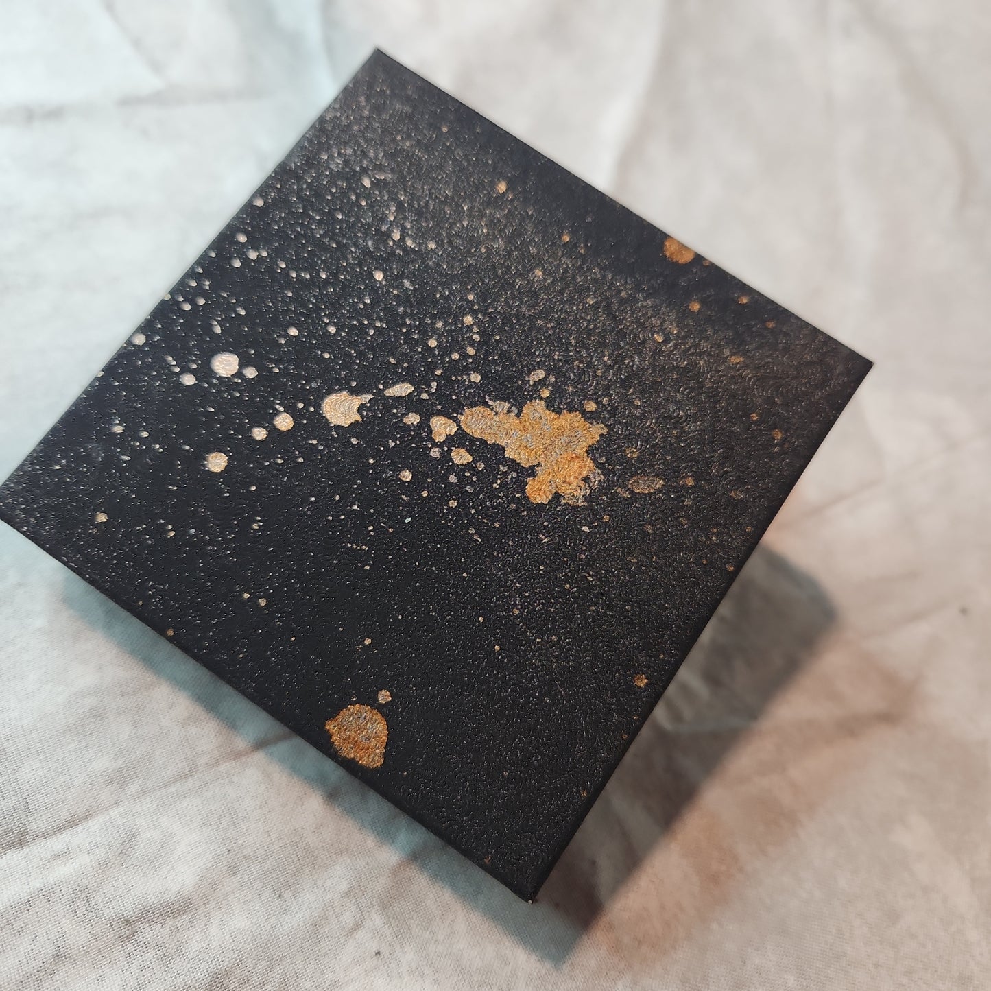 Silver Copper Brushed Antiqued/Blackened Chandalier Earrings 3" Medium Drop, Rustic-Glam Circle Chain Jewelry