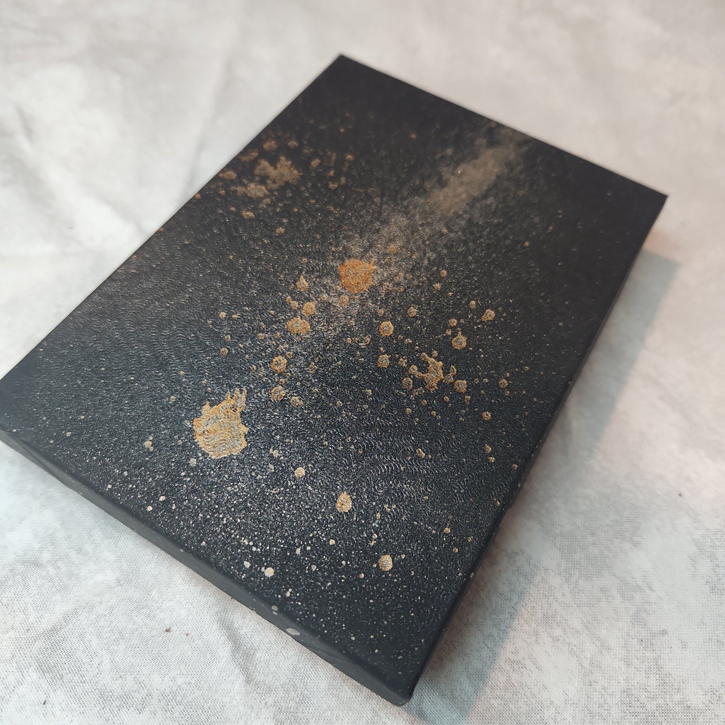 Silver Copper Brushed Antiqued Chandelier 4 1/4" Drop Earrings, Rustic-Glam Circle Chain Jewelry